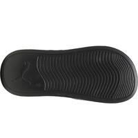 Puma chanclas mujer POPCAT 20 SNAKE CHIC NEGRO vista trasera
