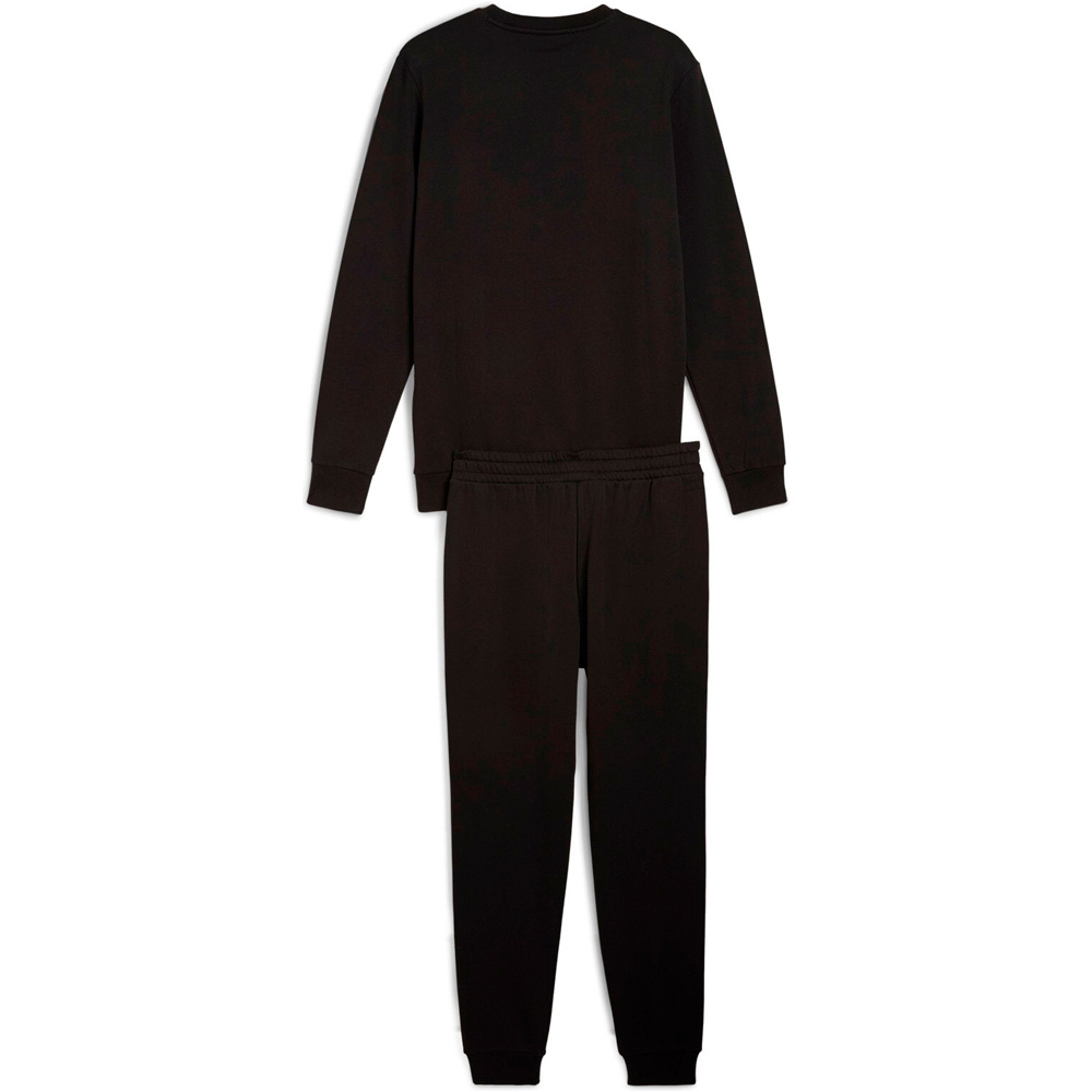 Puma chándal hombre ESSENTIALS ELEVATED NEGRO 04