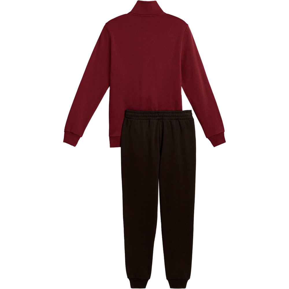Puma chándal hombre ESSENTIALS ROJO vista trasera