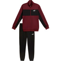 Puma chándal hombre POLY COLORBLOCK ROJO vista frontal