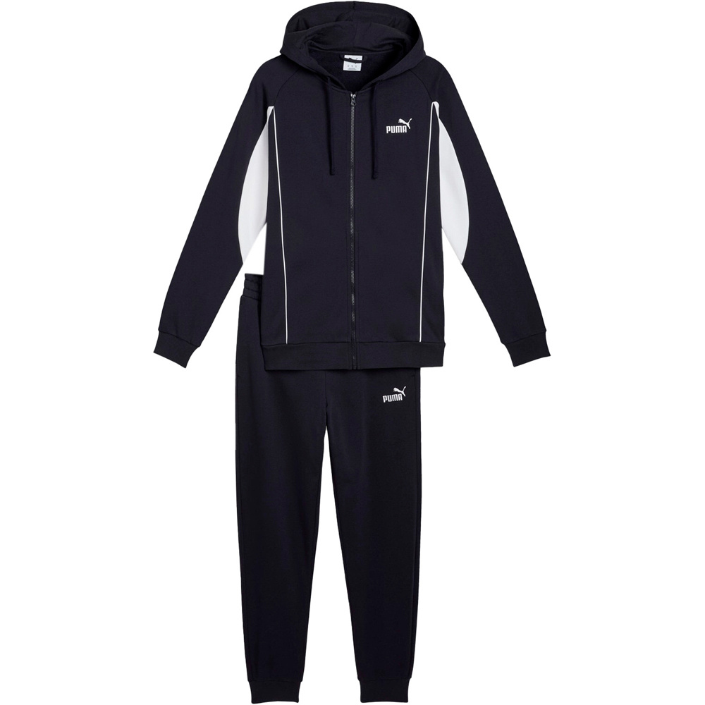 Puma chándal hombre SPORT HOODED FZ AZUL 03