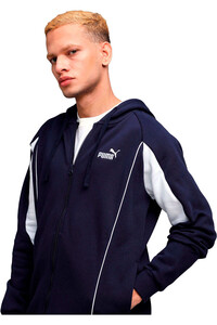 Puma chándal hombre SPORT HOODED FZ AZUL vista detalle
