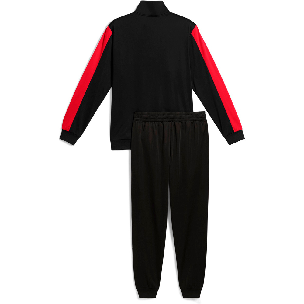 Puma chándal hombre SPORT POLY NEGRO vista trasera