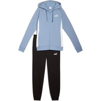 Puma chándal mujer FULL-ZIP HOODED AZUL vista frontal