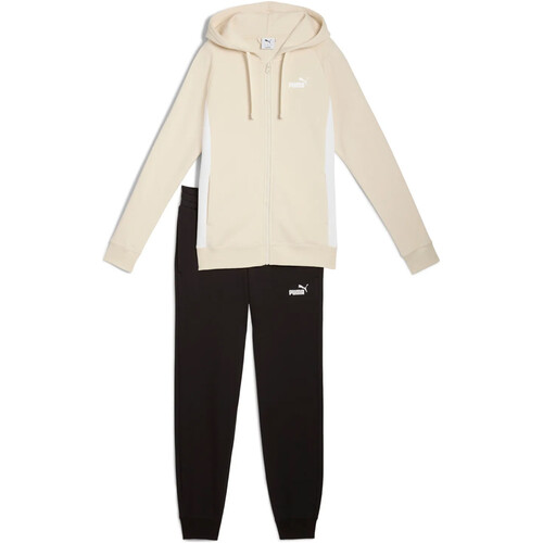 PUMA FULL-ZIP HOODED marron