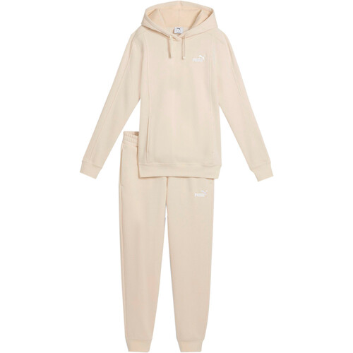 PUMA HOODED SWEAT SUIT FL marron