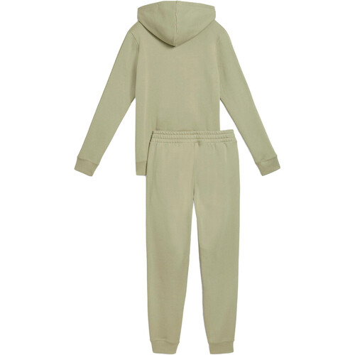 PUMA HOODED SWEAT SUIT FL verde