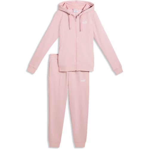 Puma chándal mujer HOODED SWEAT SUIT ROSA