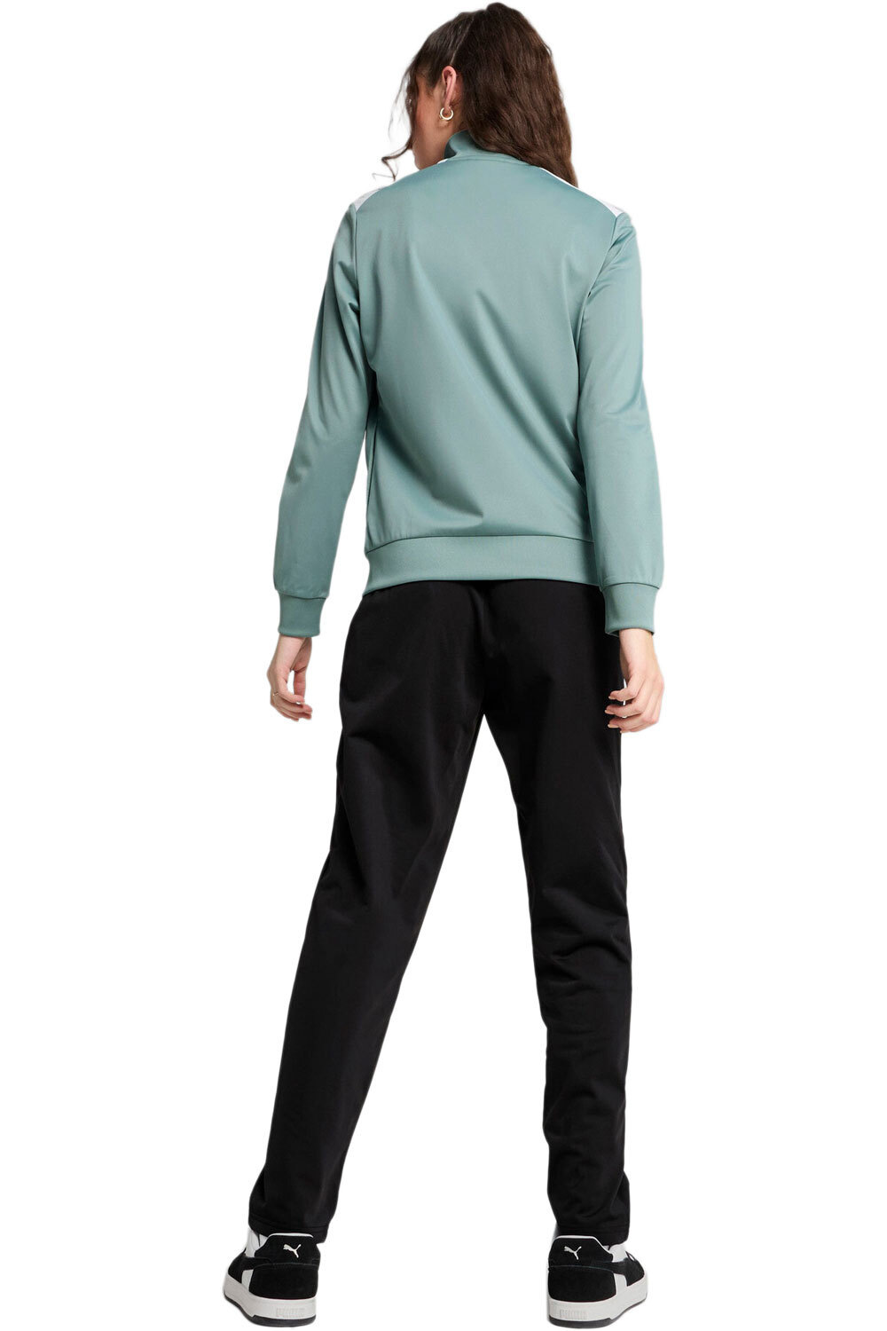 Puma chándal mujer POLY VERDE vista trasera
