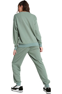 Puma chándal mujer RELAXED VERDE vista trasera
