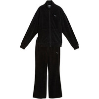 Puma chándal mujer VELOUR RIB NEGRO 03