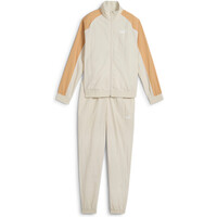 Puma chándal mujer WOVEN TRACKSUIT CL BLANCO vista frontal