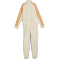 Puma chándal mujer WOVEN TRACKSUIT CL BLANCO vista trasera