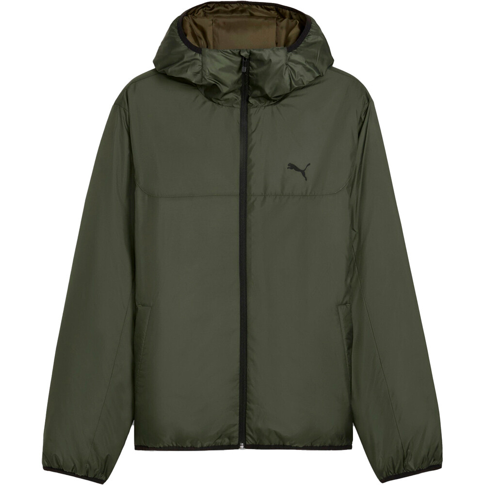 Puma chaquetas hombre ESSENTIALS VERDE vista frontal