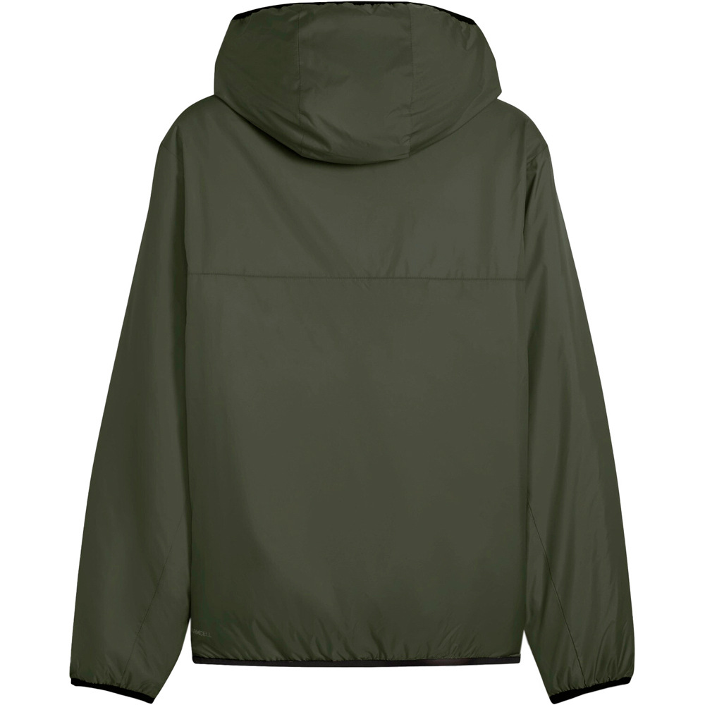 Puma chaquetas hombre ESSENTIALS VERDE vista trasera