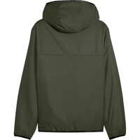 Puma chaquetas hombre ESSENTIALS VERDE vista trasera