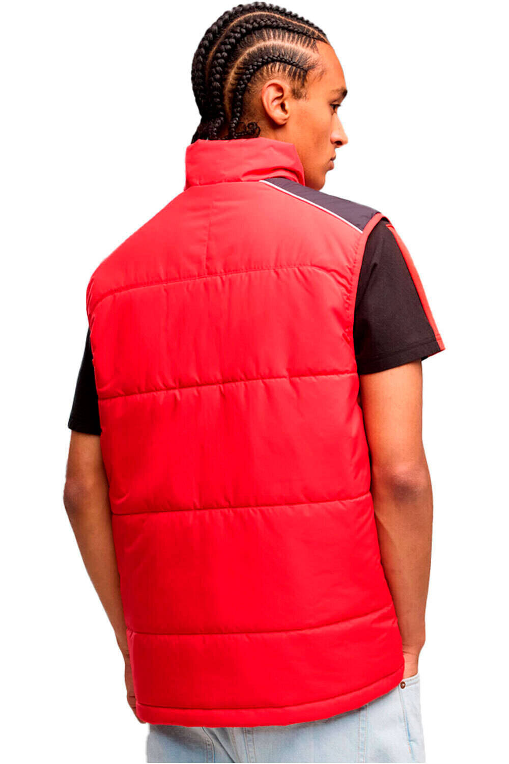 Puma chaquetas hombre FERRARI MT7 ECOLITE ROJO vista trasera