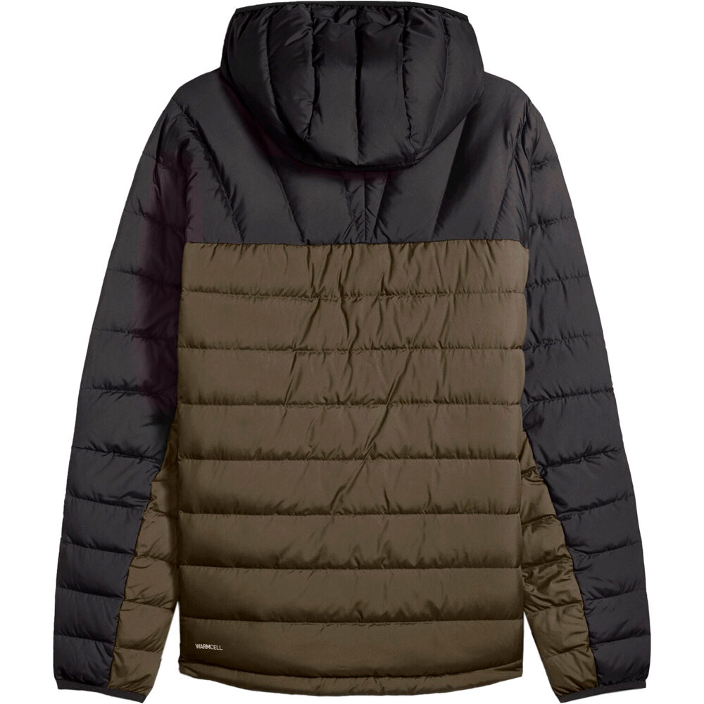 Puma chaquetas hombre PACKLITE NEGRO vista trasera
