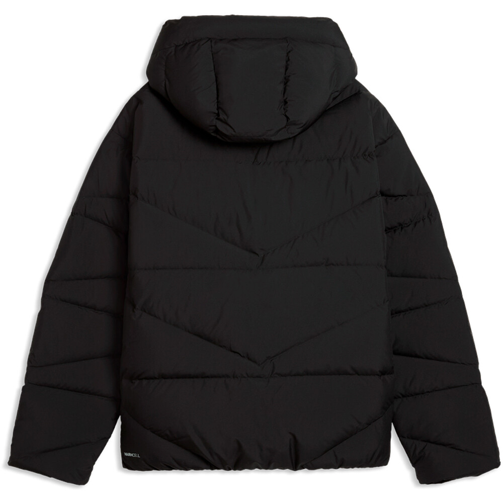 Puma chaquetas mujer Hooded Down Puffer J NEGRO 03