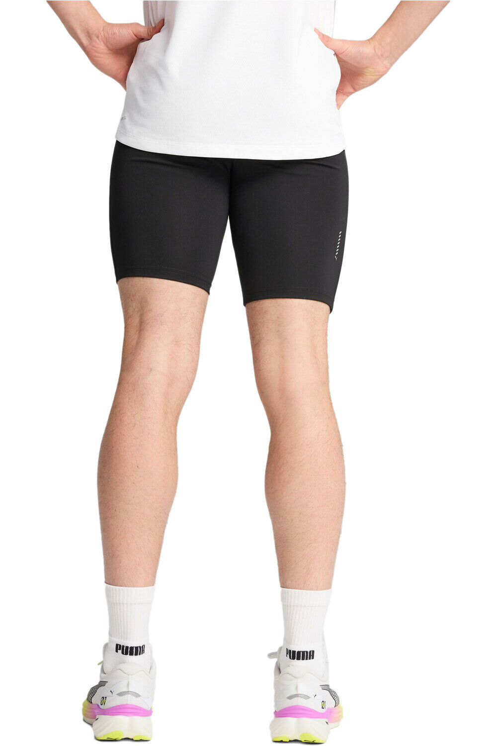 Puma malla corta running hombre RUNFUNDATION NEGRO vista trasera