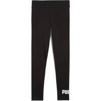 Puma malla larga niña ESSENTIALS LOGO NEGRO vista detalle