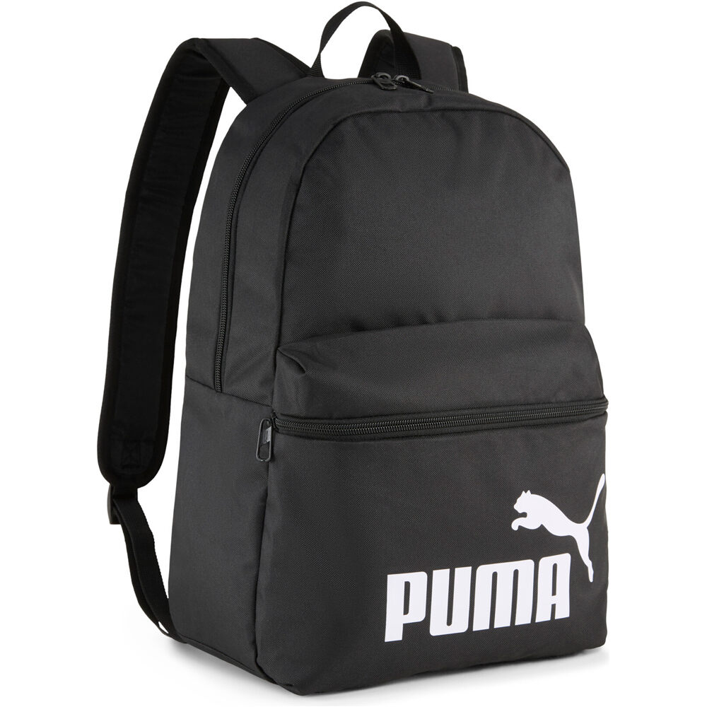 Puma mochila deporte PHASE BACKPACK NEGRO vista frontal