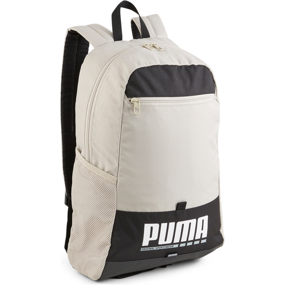 Puma mochila deporte PLUS GRIS vista frontal