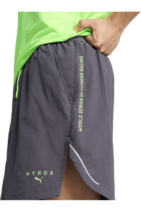 Puma pantalón corto fitness hombre X HYROX ULTRA GRIS vista detalle