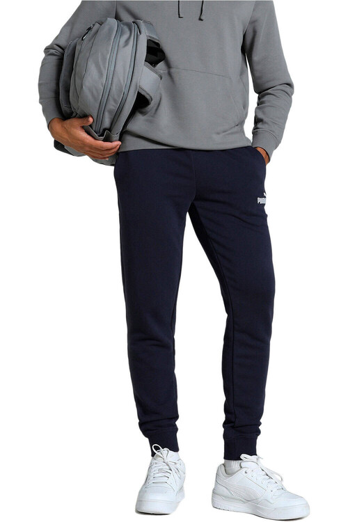 Puma pantalón hombre ESSENTIALS LOGO AZUL