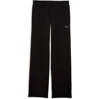 Puma pantalón mujer ESSENTIALS ELEVATED NEGRO vista detalle