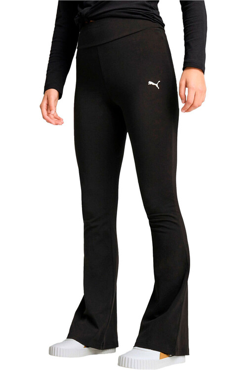 PUMA ESSENTIALS HIGH-WAIST FLARE negro