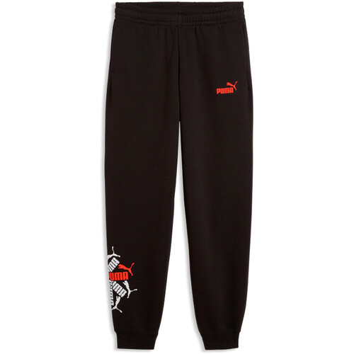 PUMA ESSENTIALS LOGO LAB BRAND negro