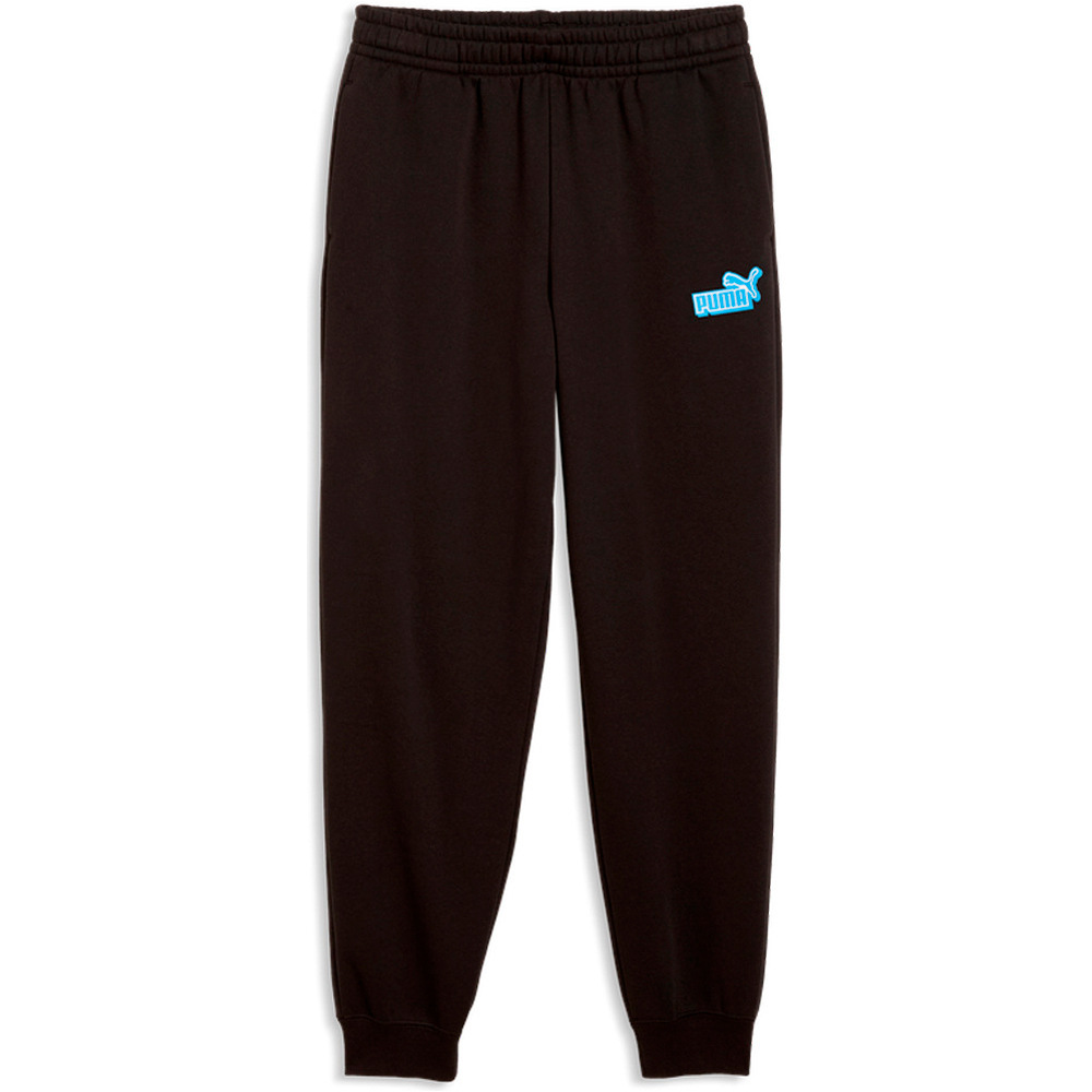 Puma pantalón niño ESSENTIALS LOGO LAB NEGRO vista detalle