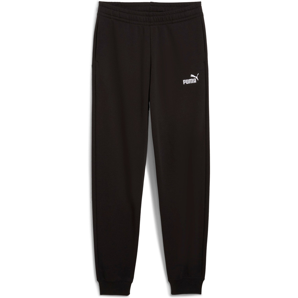 Puma pantalón niño ESSENTIALS LOGO NEGRO vista detalle