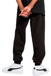 Puma pantalón niño ESSENTIALS LOGO NEGRO vista trasera