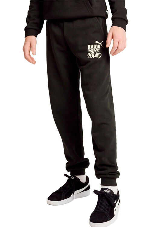 Puma pantalón niño ESSENTIALS+ MID 90s NEGRO