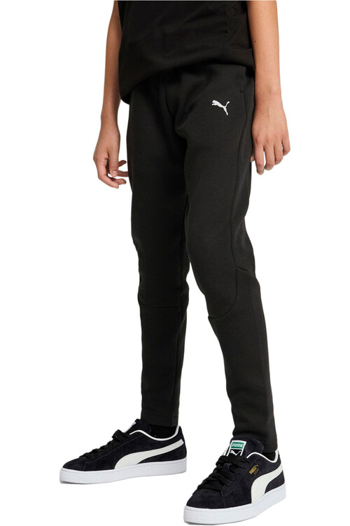 Puma pantalón niño EVOSTRIPE NEGRO