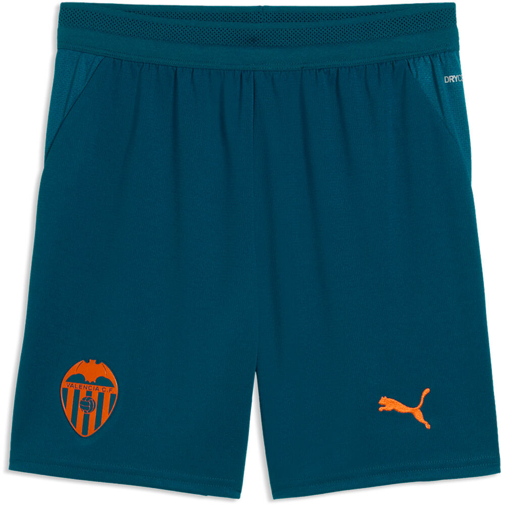 Puma pantalones fútbol oficiales niño VCF Shorts Replica J AZUL vista detalle