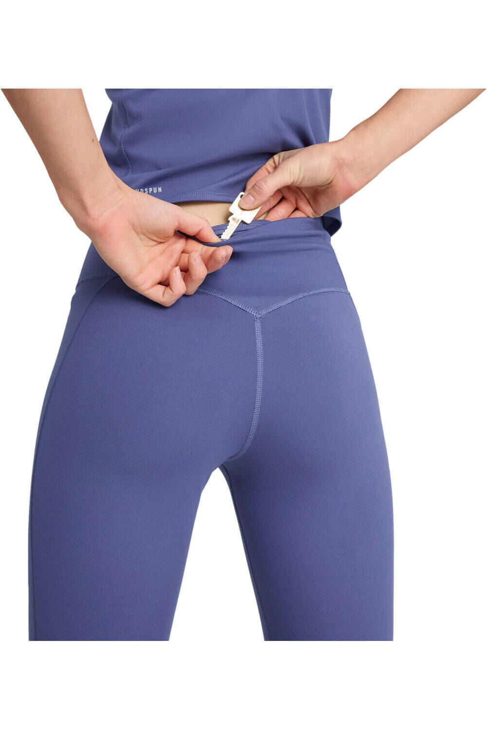 Puma pantalones y mallas largas fitness mujer CLOUDSPUM MORADO vista detalle