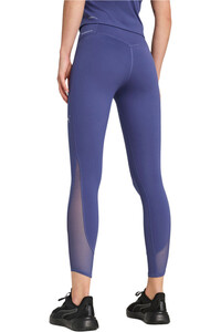 Puma pantalones y mallas largas fitness mujer CLOUDSPUM MORADO vista trasera