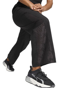 Puma pantalones y mallas largas fitness mujer LACE WOVEN NEGRO vista detalle