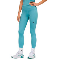 Puma pantalones y mallas largas fitness mujer TAD ESSENTIAL AZUL vista frontal