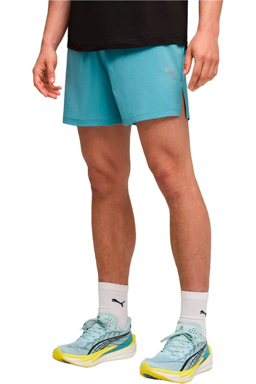 Puma pantaloneta técnica hombre DREAMRUN 5 DRYCEL AZUL