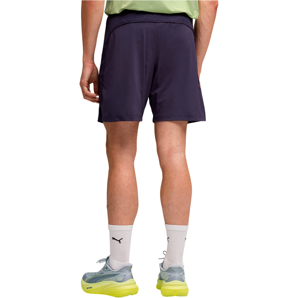 Puma pantaloneta técnica hombre RUN VELOCITY MORADO vista trasera
