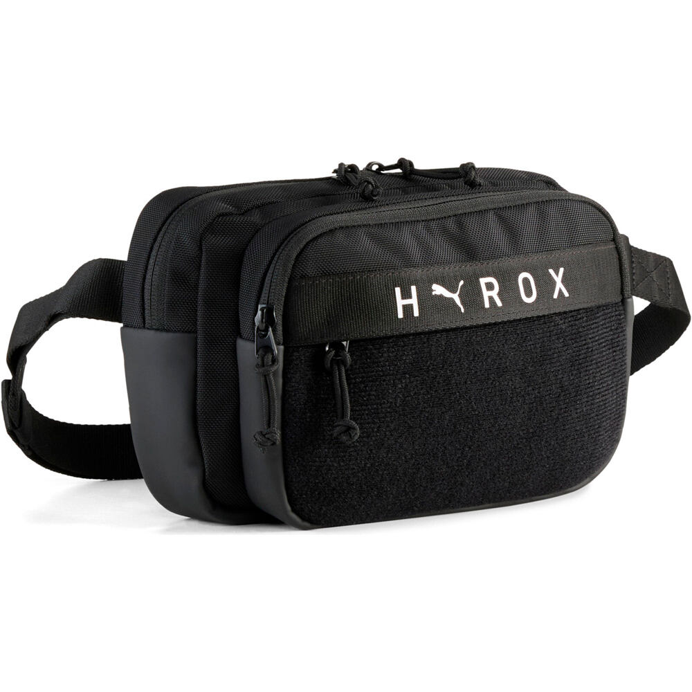 Puma riñonera X HYROX NEGRO vista frontal