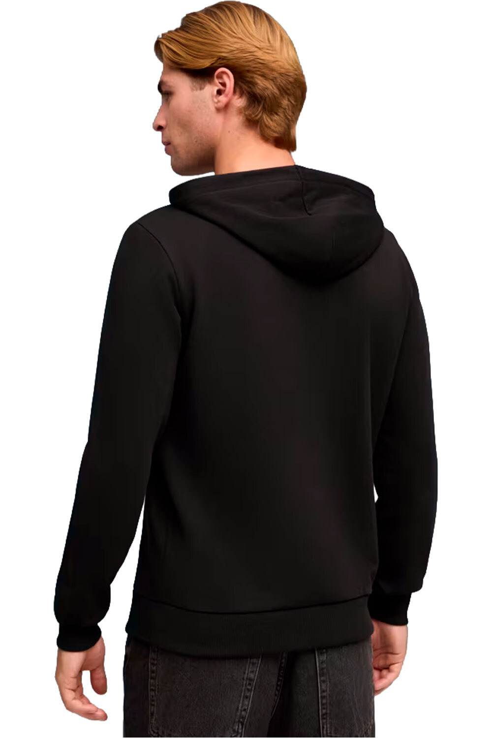 Puma sudadera entrenamiento fútbol BORUSSIA DORTMUND FTBLCULTURE NEGRO vista trasera