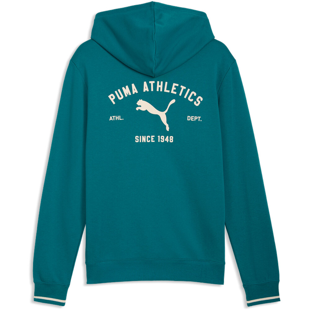 Puma sudadera hombre CLASS GRAPHIC VERDE 03