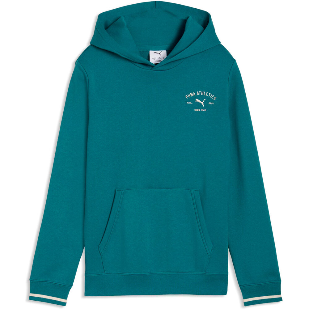 Puma sudadera hombre CLASS GRAPHIC VERDE vista detalle