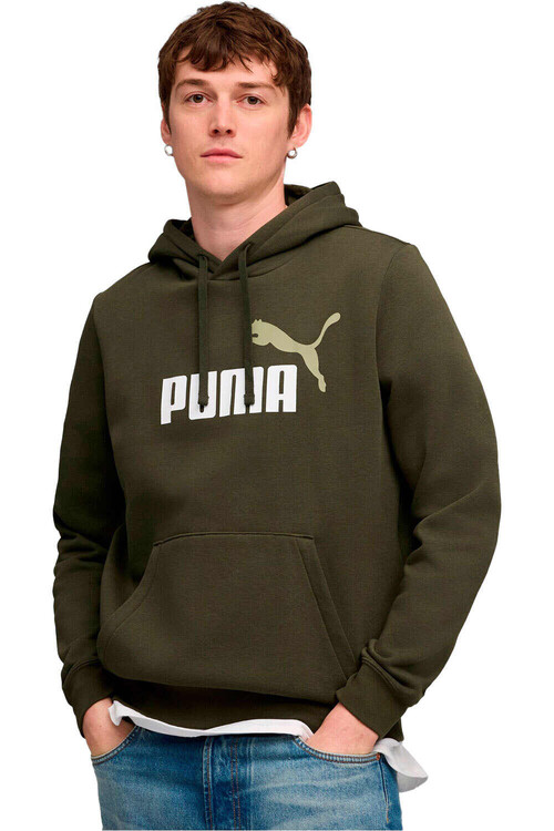 Puma sudadera hombre ESSENTIALS 2 COLOR NO. 1 VERDE