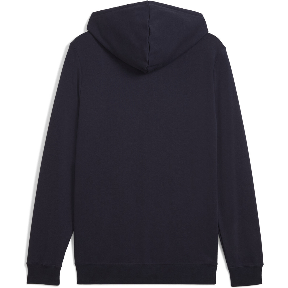 Puma sudadera hombre ESSENTIALS LOGO AZUL 04